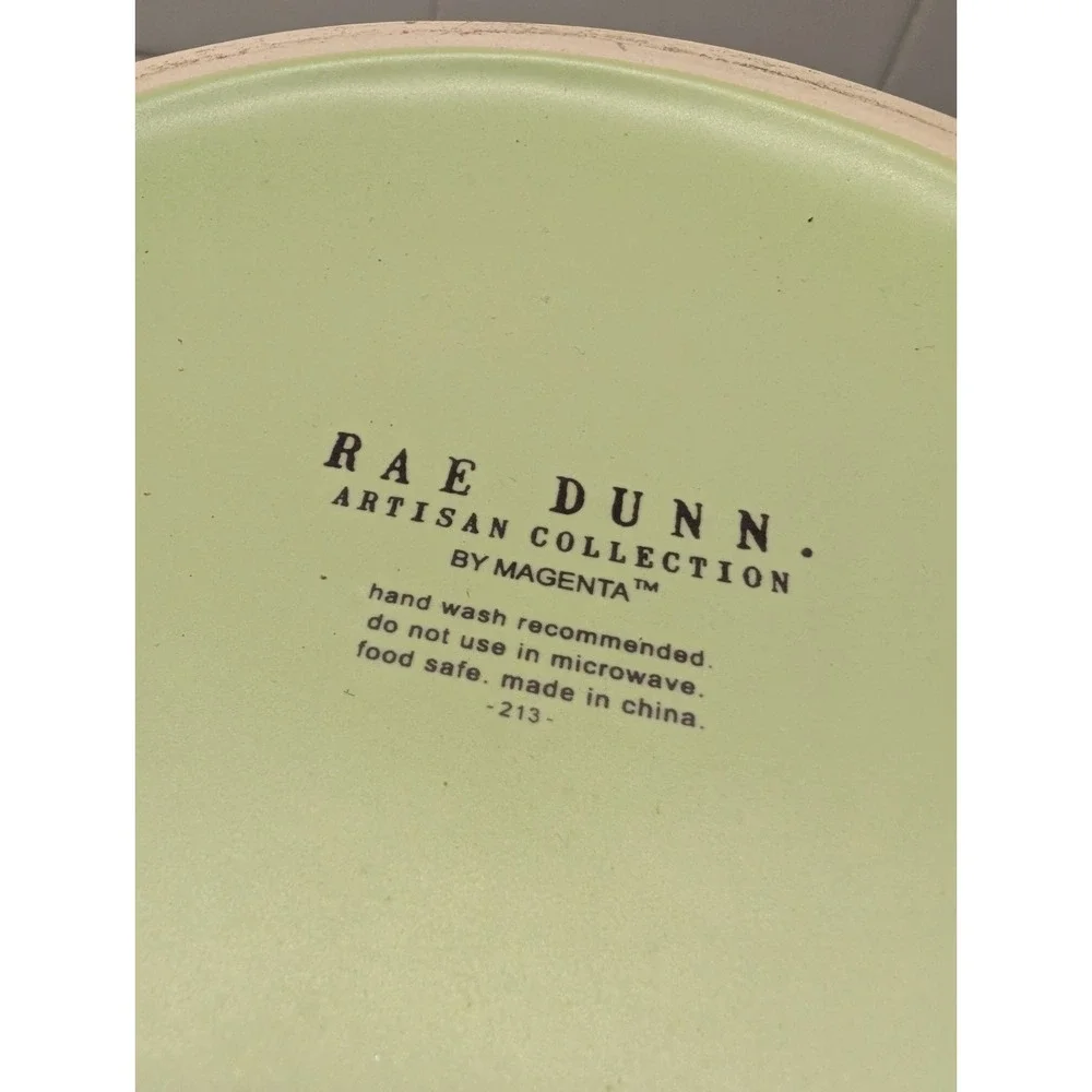 RAE DUNN‎ Cake Stand Carrot Cake Pie Plate Artisan Collection 12